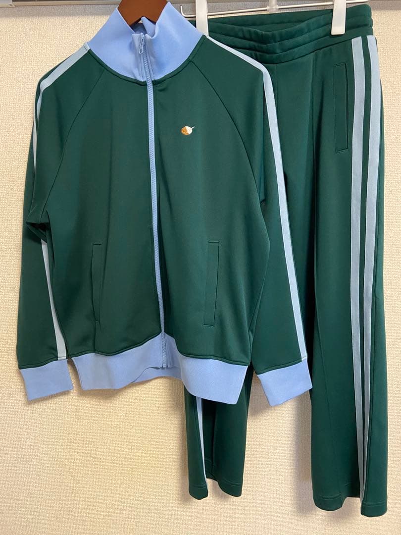 清野菜名 × BEAMS / 別注 ライン ジャージ セットアップ