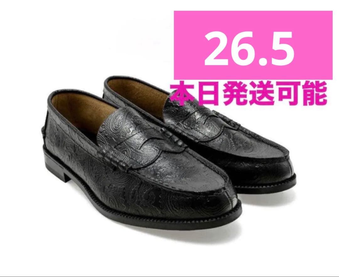 27cm ケンフォード ファインシューズ ローファー ペイズリー