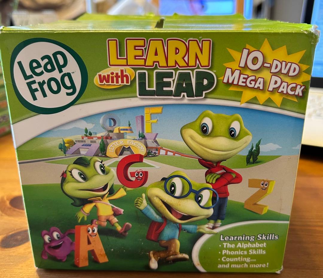 英語教材　Leapfrog 10-Dvd Mega Pack 1枚紛失