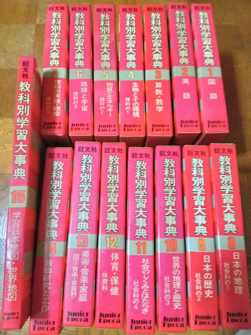 旺文社 教科別学習大辞典 小学生中学生向け教科別学習辞典