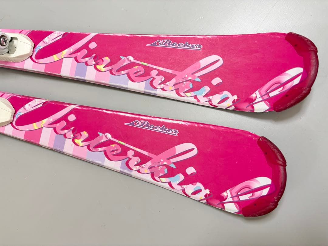 KAZAMA ジュニアスキーセット　板117cm／ブーツ21cm