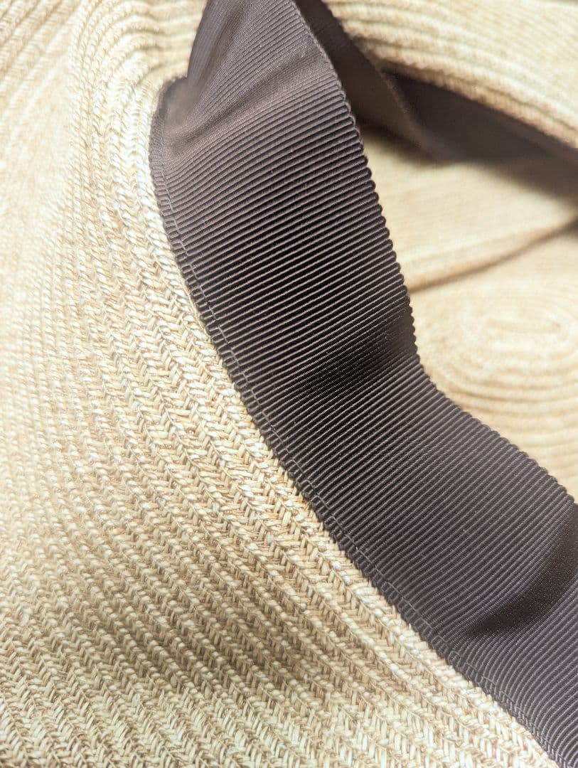 mature ha. マチュアーハ ベージュ ストローハット