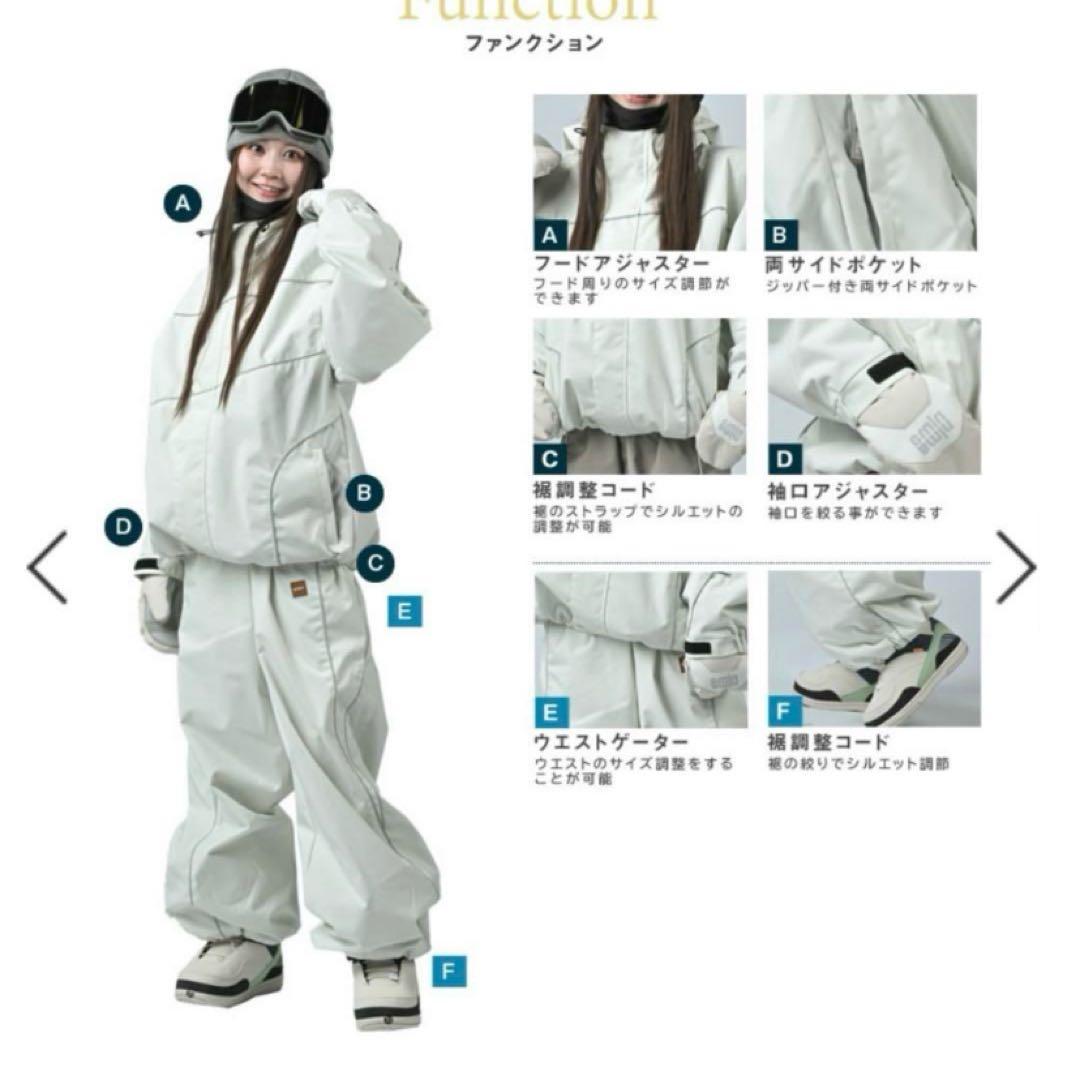 6KNOT シックスノット スノーボード ウェア 上下セット