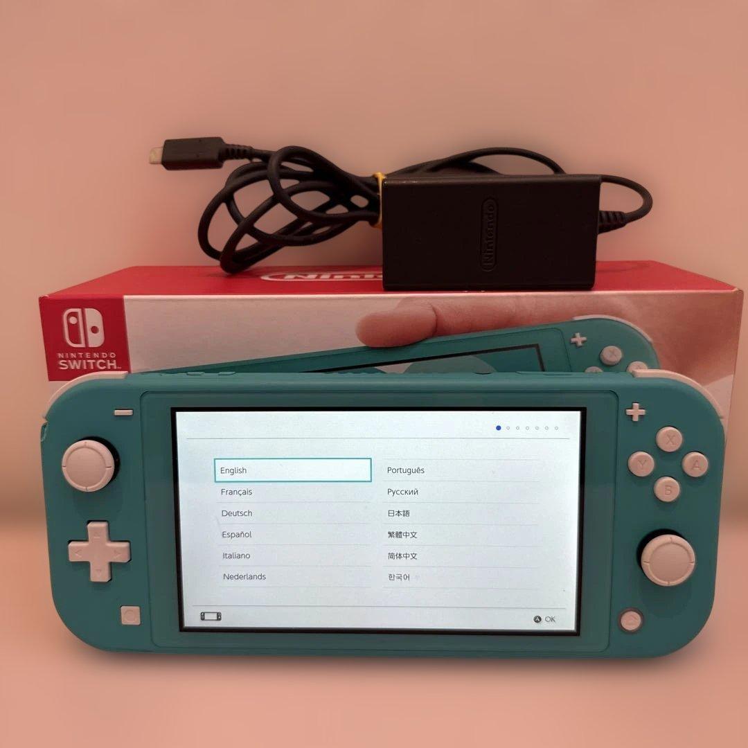 【動作確認済み】Nintendo Switch Lite ターコイズ 本体
