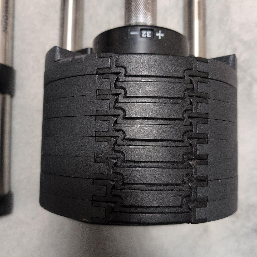 カカお豆：①フレックスベル 32kg / 2kg刻み 可変式ダンベル　1個