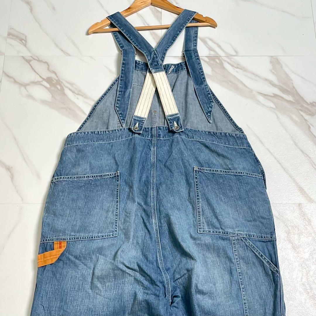 美品✨chimala 8OZ DENIM OVERALL ペンキ ユーズド加工