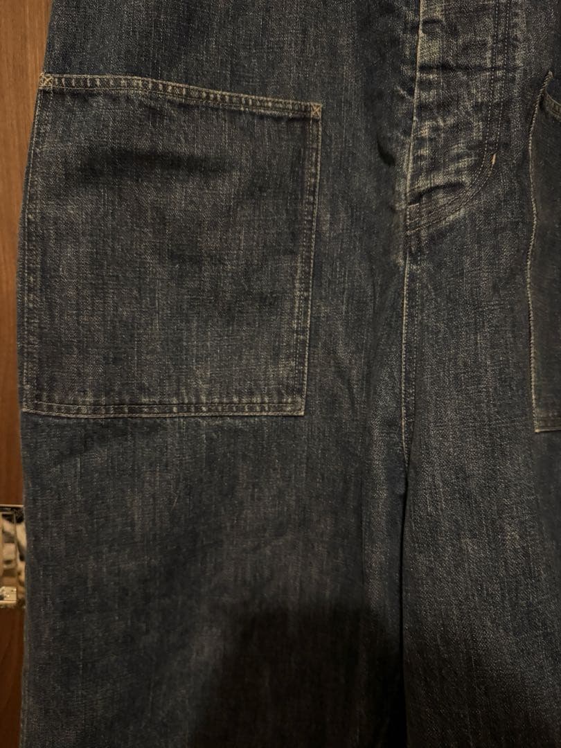 nest Robe デニムデッキサロペット