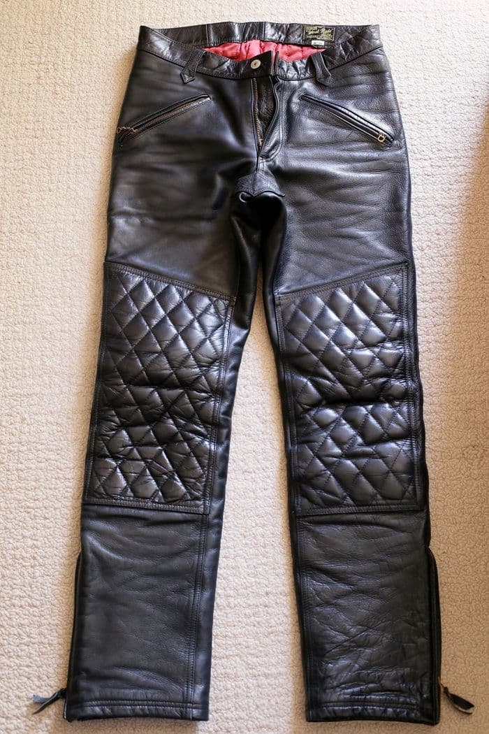 2月頭終了予定 ウエストライド　コンフォマックス　レザーパンツ 黒