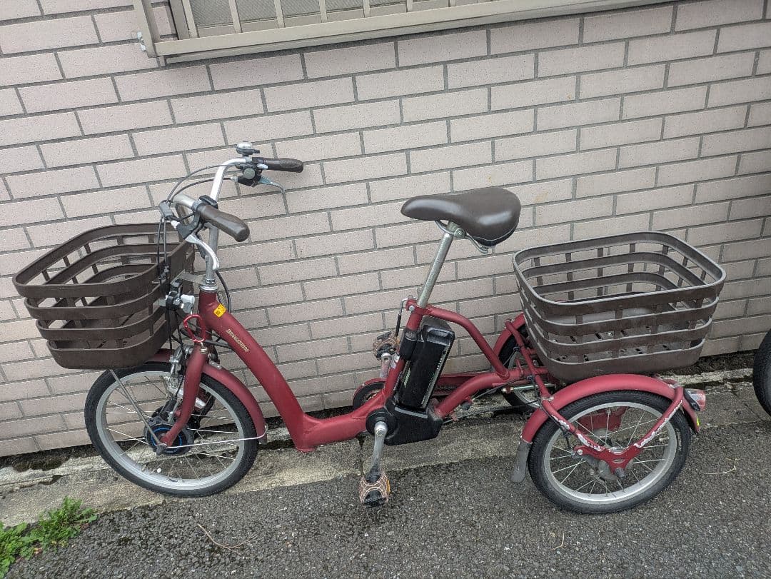 ブリジストン　三輪電動アシスト自転車　RAKUTTO ラクットワゴン