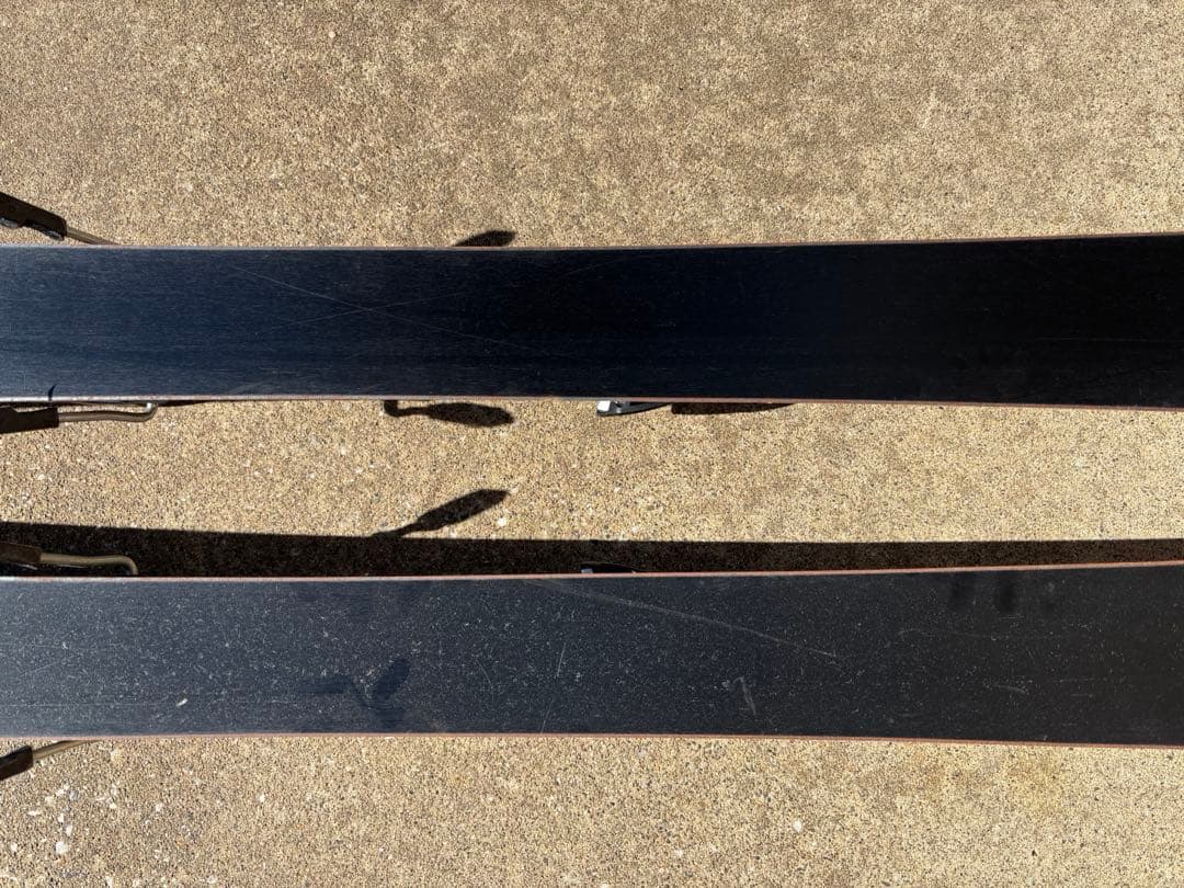 Salomon G KART 162cm スキーセット　ストック付き