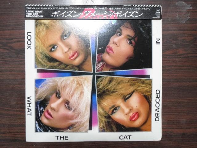 ポイズン「ポイズン・ダメージ」LPレコード 国内盤 帯付