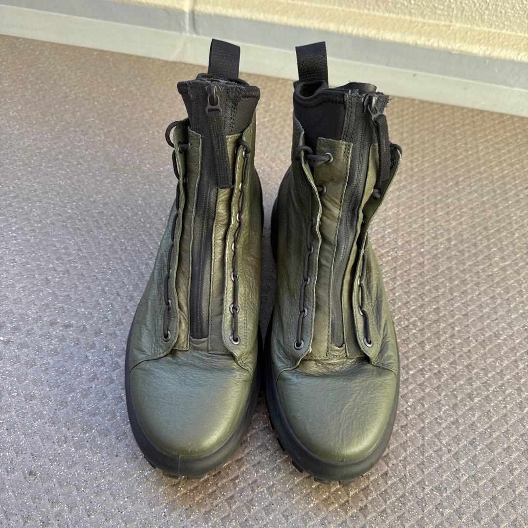 STONE ブーツ センタージッパ カーキ サイズ43