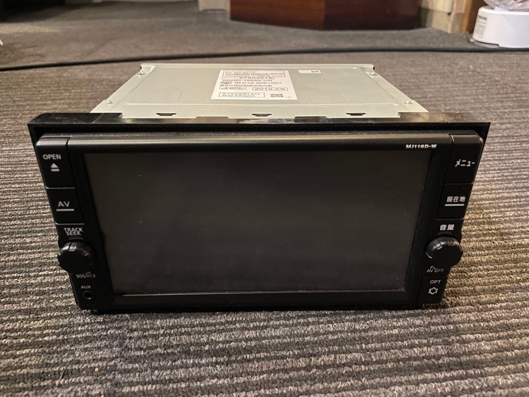 ※アレ日産純正ナビ　MJ118D-W