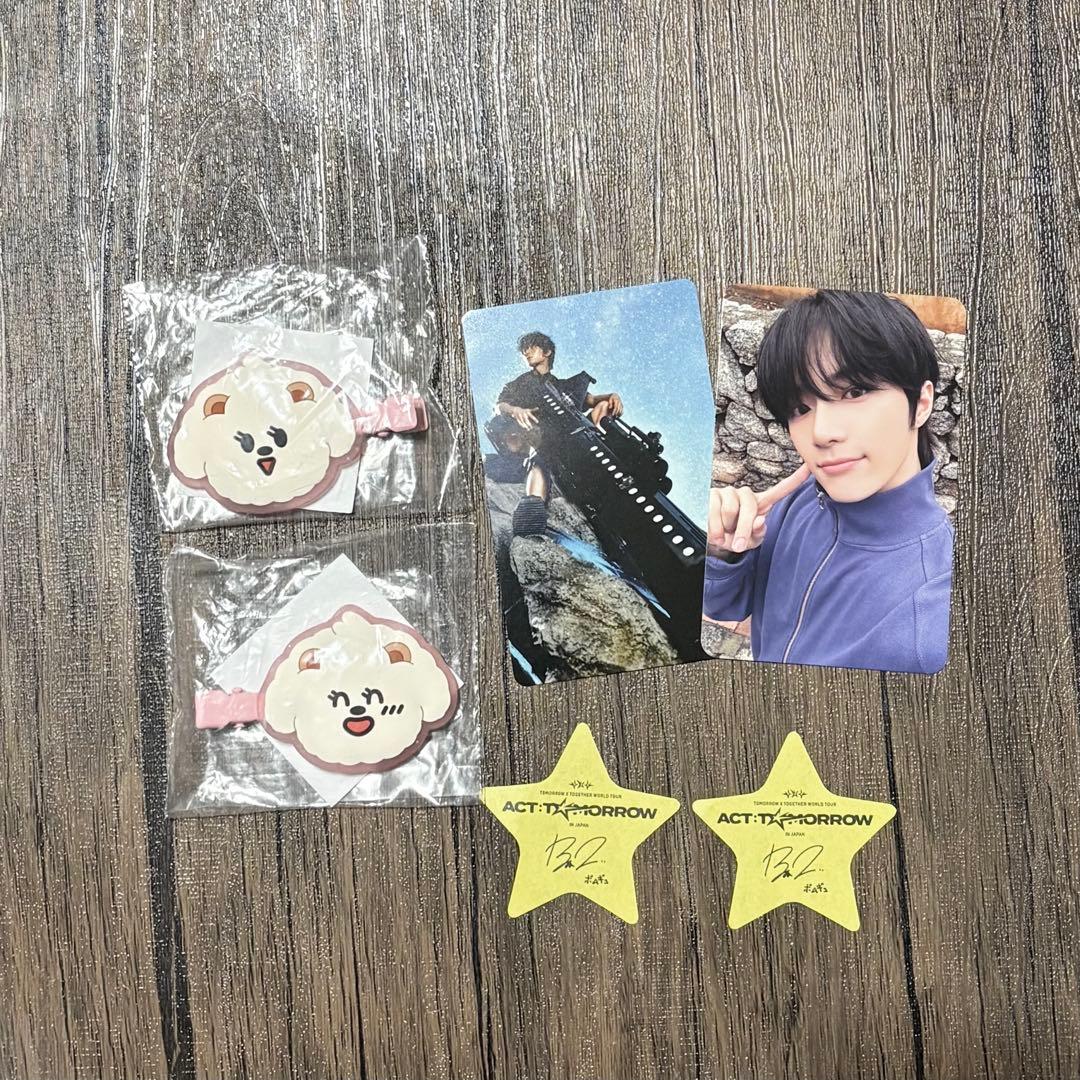 txt トゥバ バムグッ ヘアクリップ カプセルトイ ボムギュ トレカ