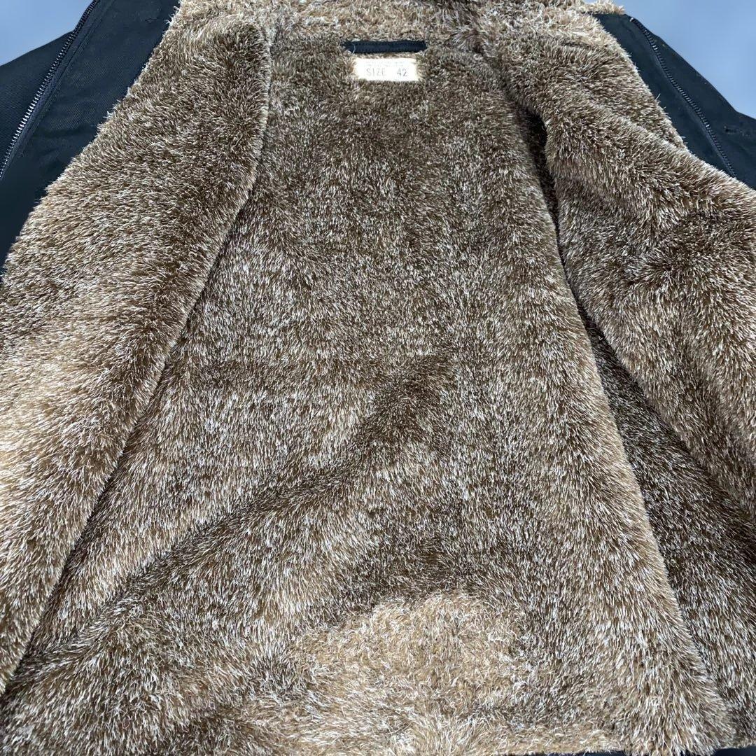 【大人気】Houston N-1 デッキジャケット Black 42 日本製