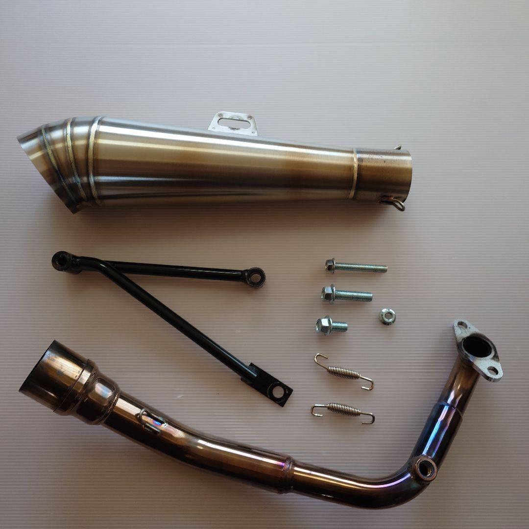 HMS スズキ アドレス110 CE47AメガホンSUSマフラー【中古】