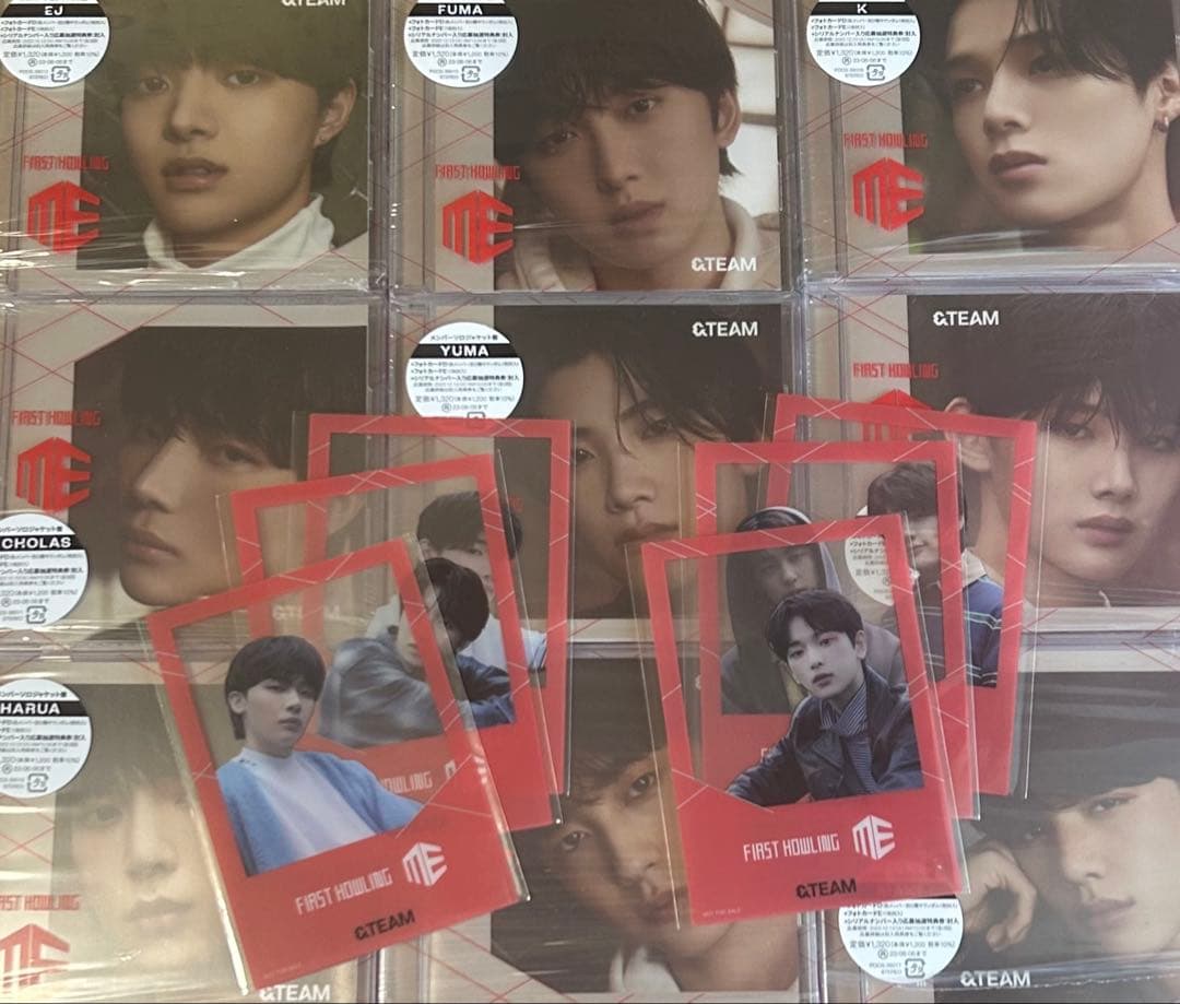 貴重　&TEAM FIRST HOWLING MEアルバム　CDソロジャケ9枚