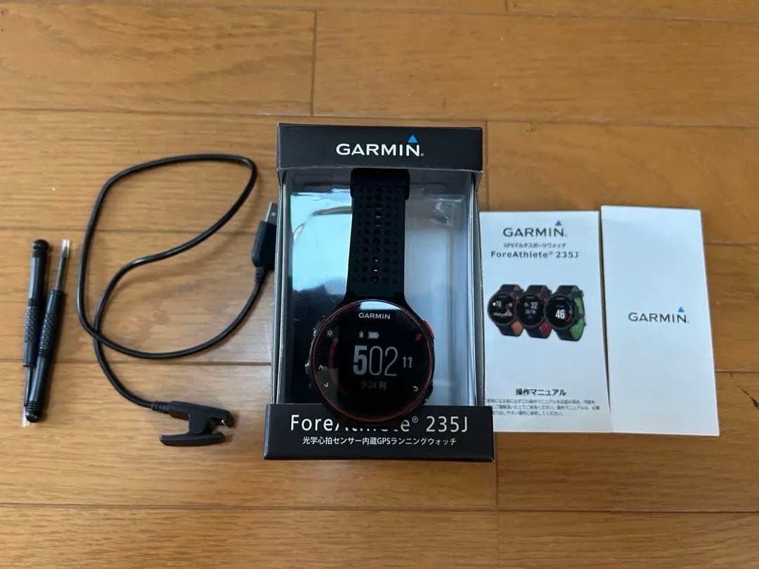 GARMIN ForeAthlete 235J ブラック/レッド　画面キズ無し‼️