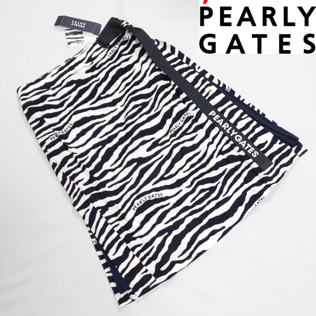 【新品タグ付き】パーリーゲイツ ゴルフロングスカート レディース1