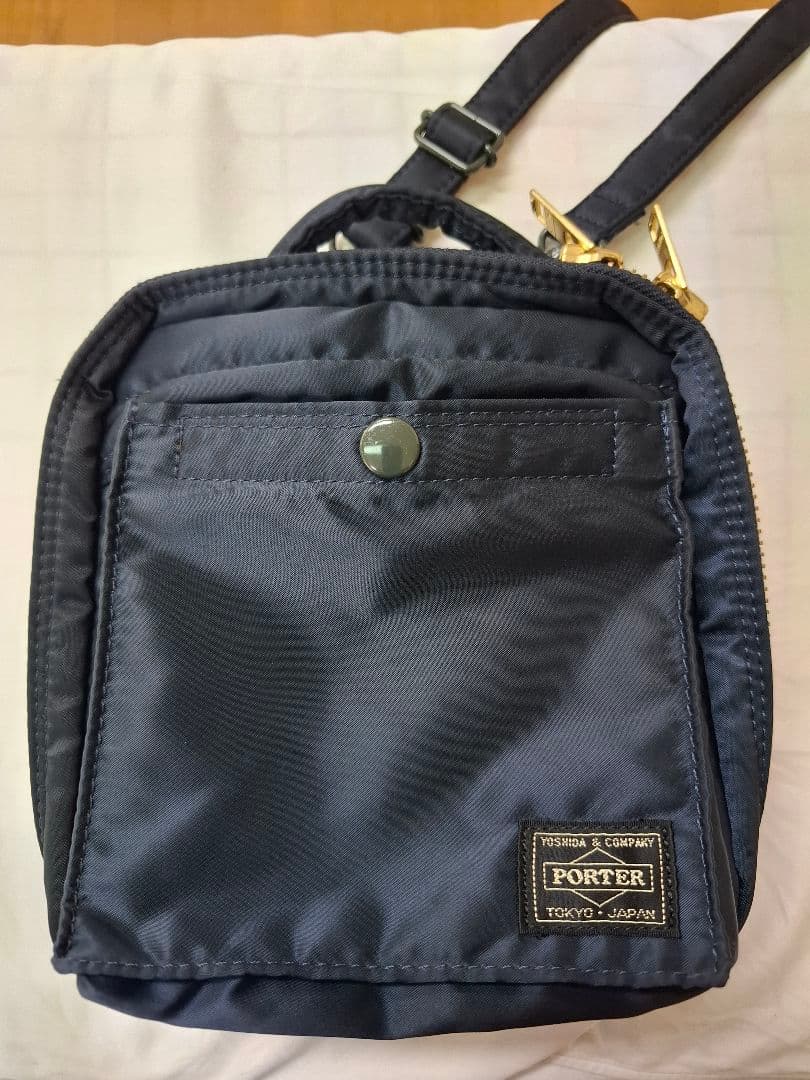 PORTER ポーター タンカー ショルダーバッグ アイアンブルー 2WAY