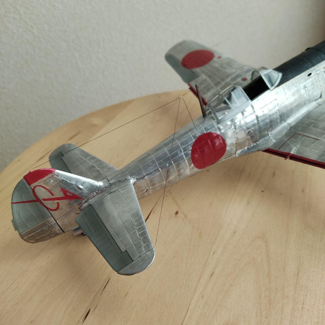 完成品　中島　キ84　四式戦闘機　疾風　1/32　ハセガワ