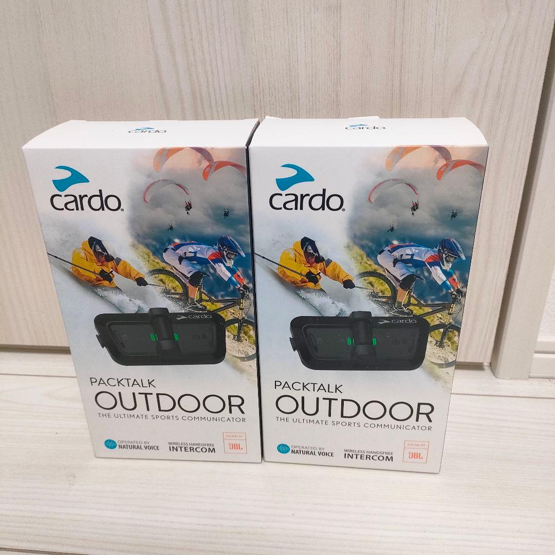 Cardo Packtalk Outdoor ブラック 2台セット