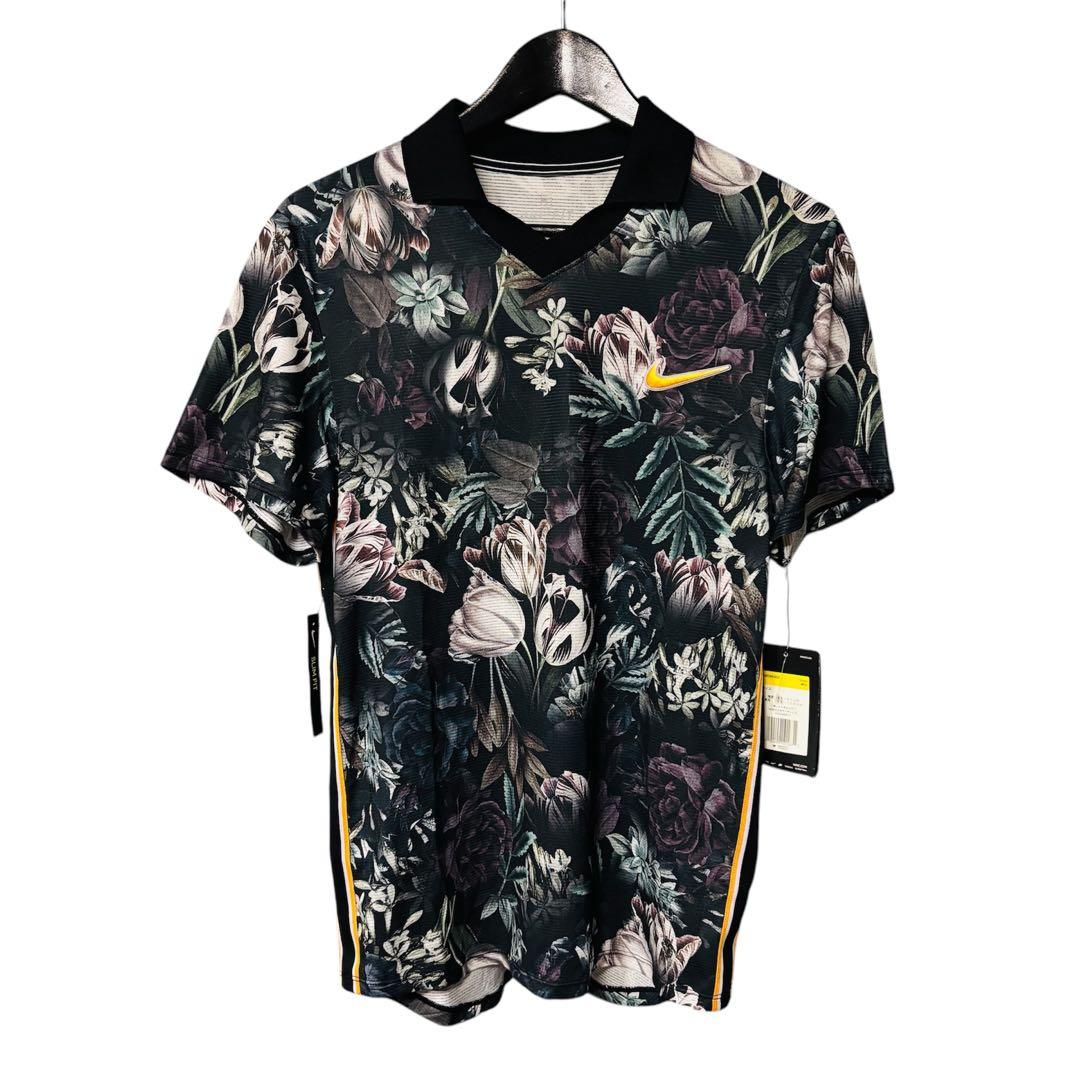 ナイキ NIKE テニスウェア コート 半袖 ウェア 花柄 ボタニカル 総柄