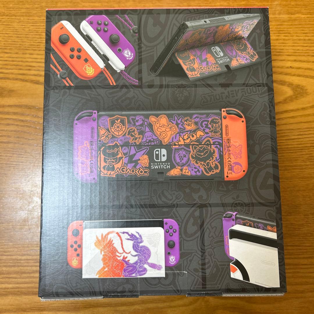Nintendo Switch 有機ELモデル スカーレット・バイオレットエデ…