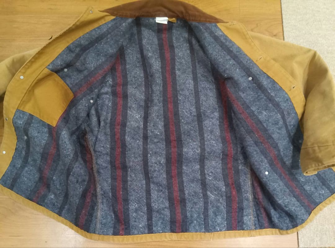 星タグ USA製 80s カーハート チョアコート 42