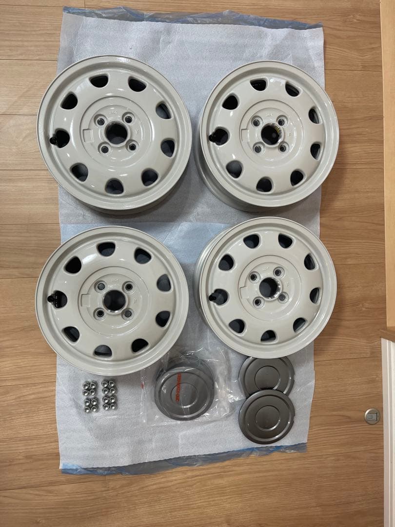 14インチホイール4本セット　スズキラパンLC純正新車取外し