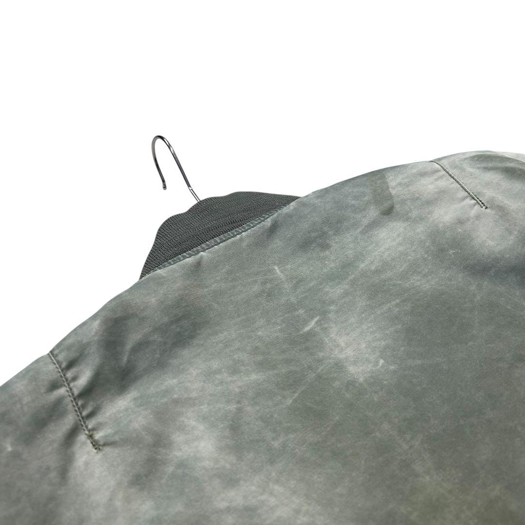 90's Vintage MA-1 フライトジャケット 短丈 フェード古着