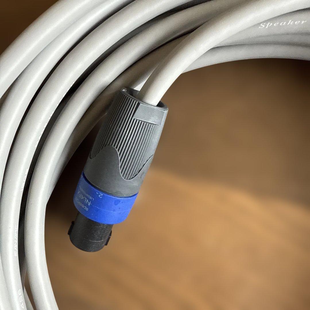 ［新品:最終価格］カナレ　スピーカーケーブル　10m 5本セット②