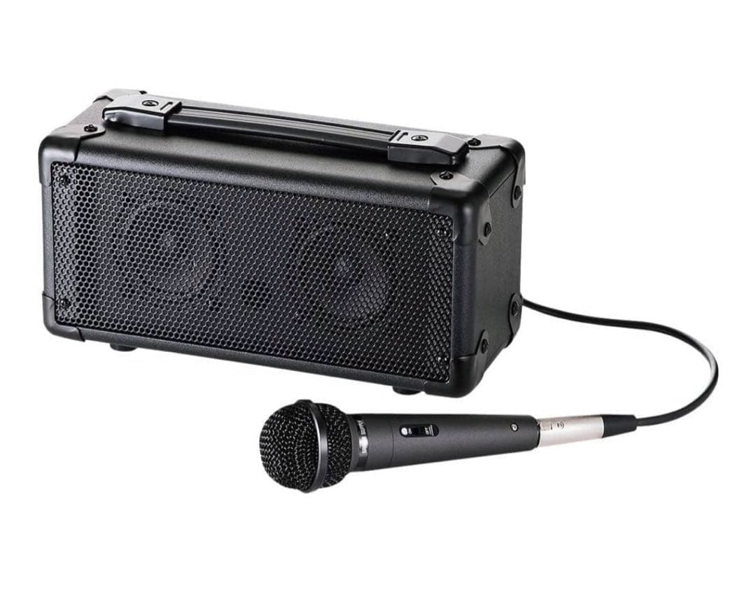 サンワサプライ マイク付き拡声器スピーカー MM-SPAMP