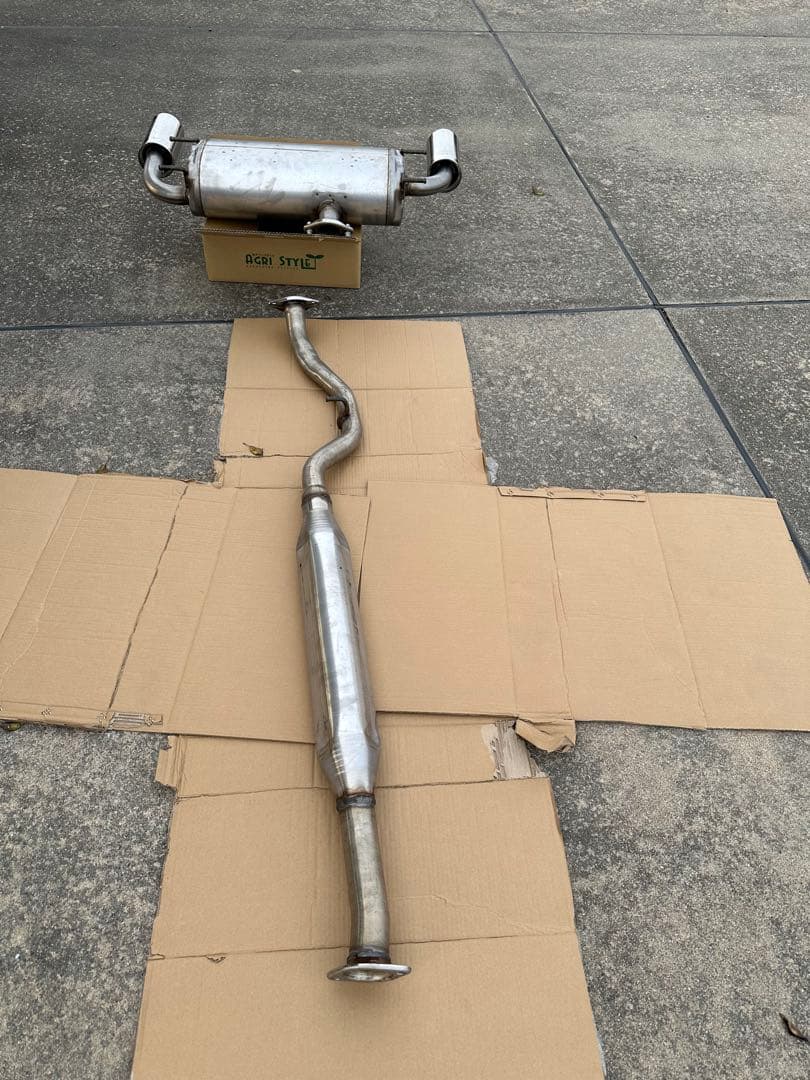 GR86 RZ 純正マフラー 新車外し