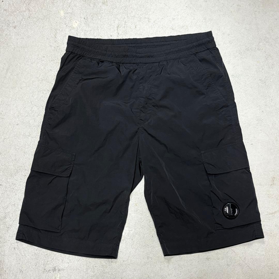 C.P.company ショーツ カーゴパンツ ナイロン 黒 48 ゴーグル
