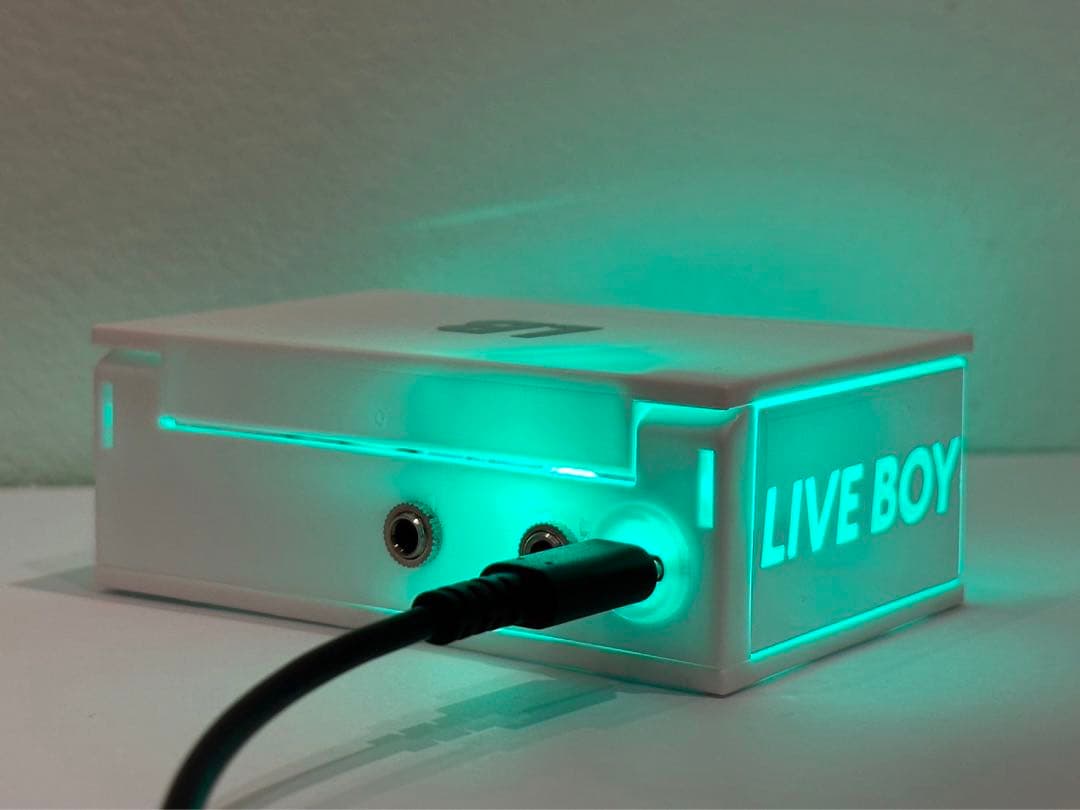 【LIVEBOY V2】【Bluetooth】ホワイト リバーブユニット