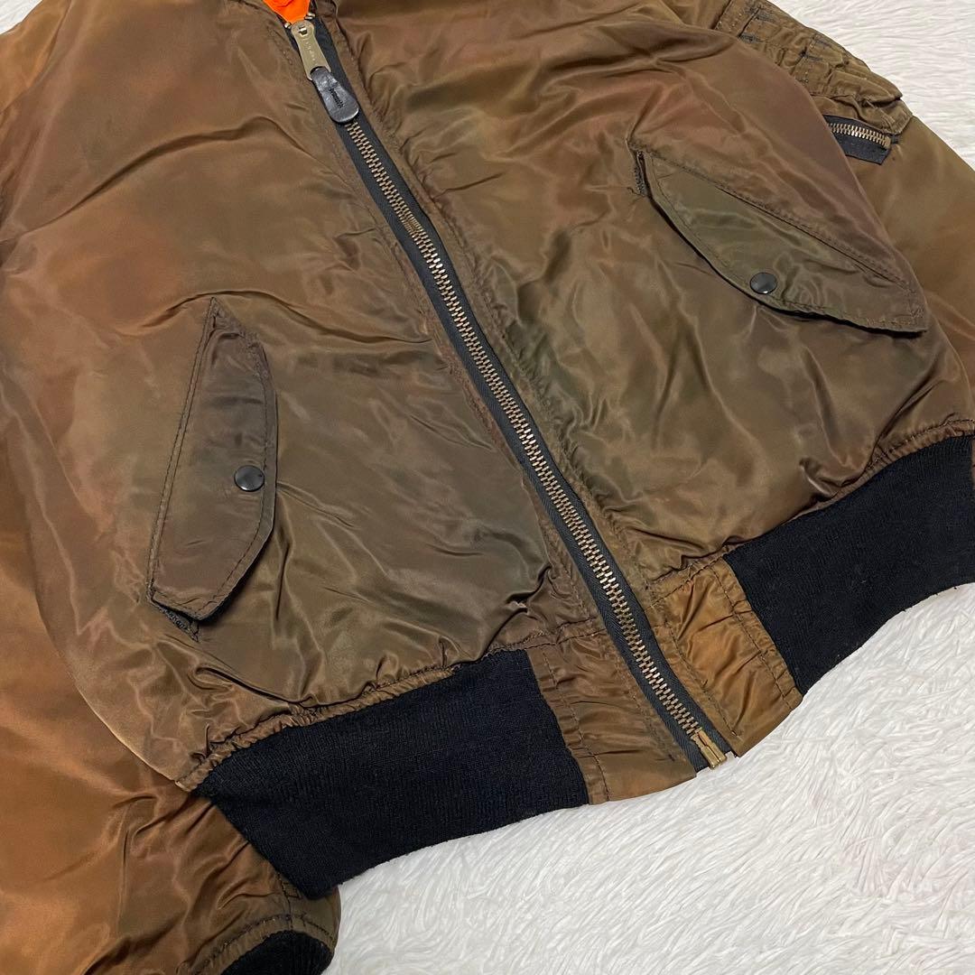 USA製 アルファインダストリー MA-1 リバーシブル フライトジャケット