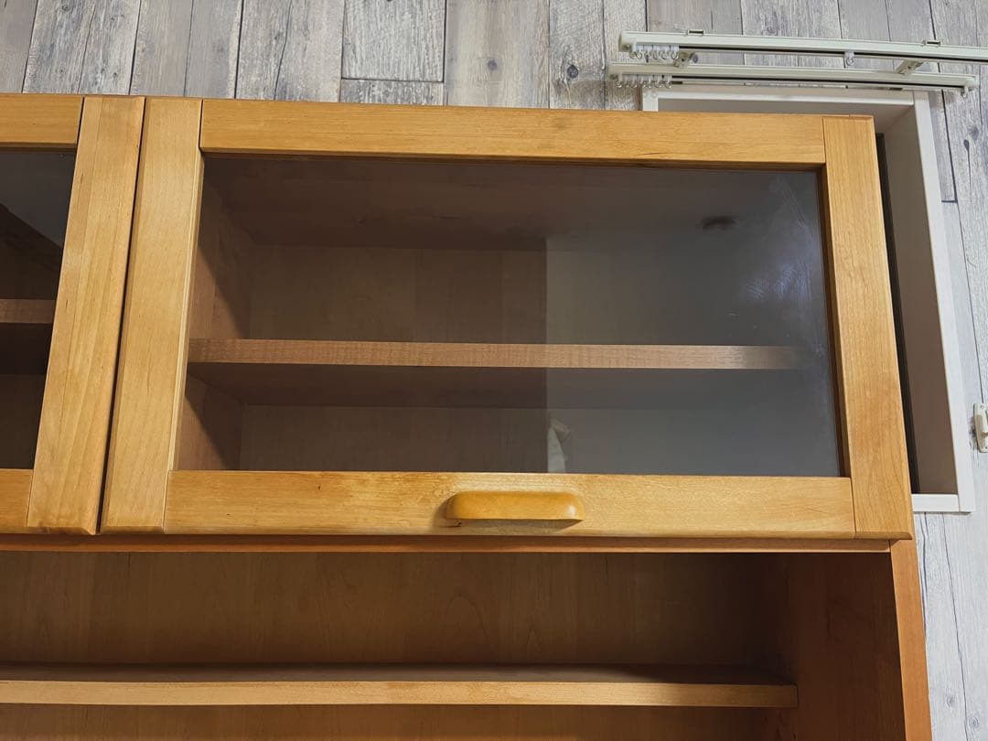 モモナチュラル　食器棚　カップボード　VIU-01+VIL-52