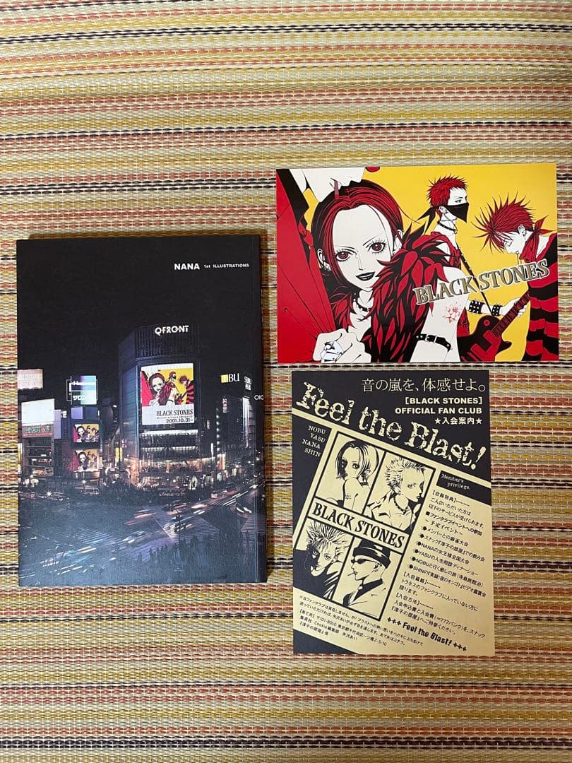 矢沢あい NANA 1st ILLUSTRATIONS ステッカー&フライヤー付