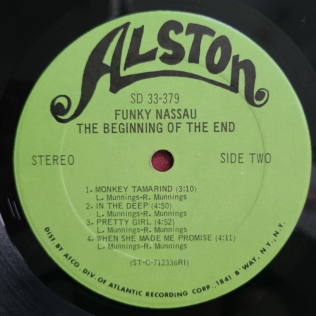★ＵＳオリジナル盤★『ファンキー・ナッソー』ビギニング・オブ・ジ・エンドＬＰ