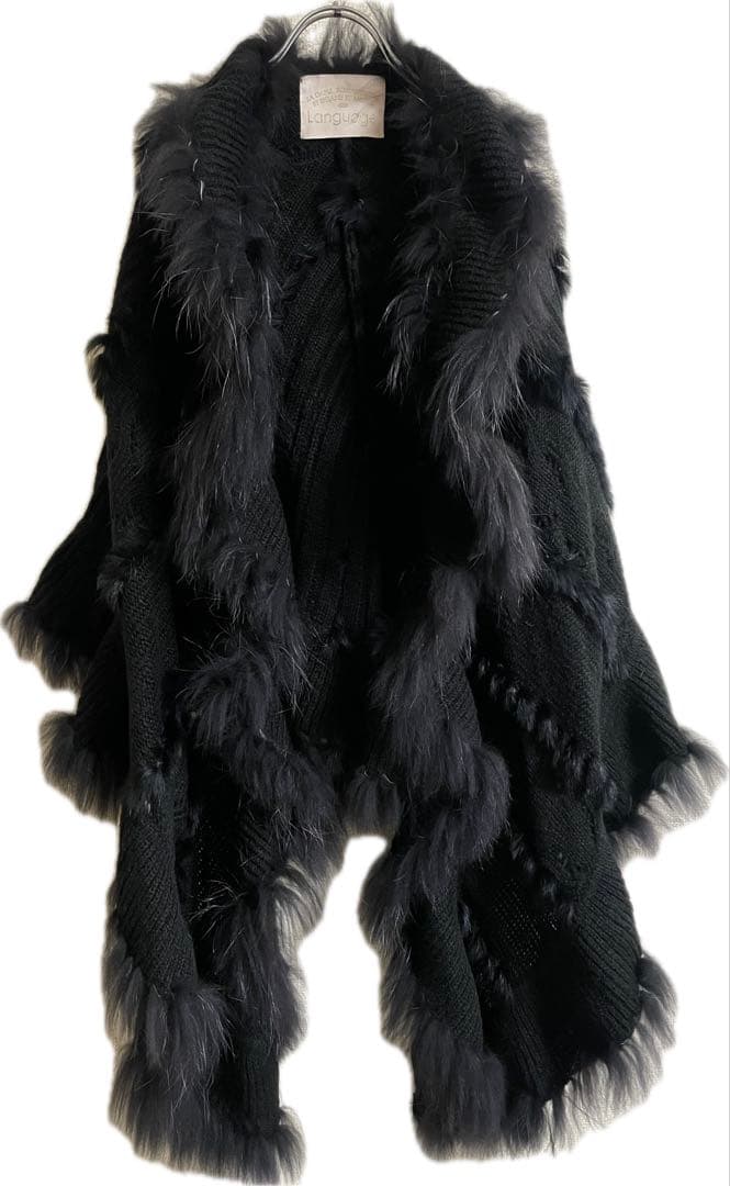 gimmick Fur poncho ポンチョ ジレ ストール goa LGB