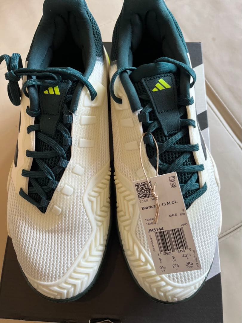 adidas テニスシューズ バリケード13クレー　希少