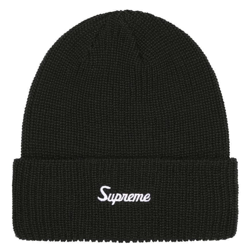 Supreme Loose Gauge Beanie 黒
