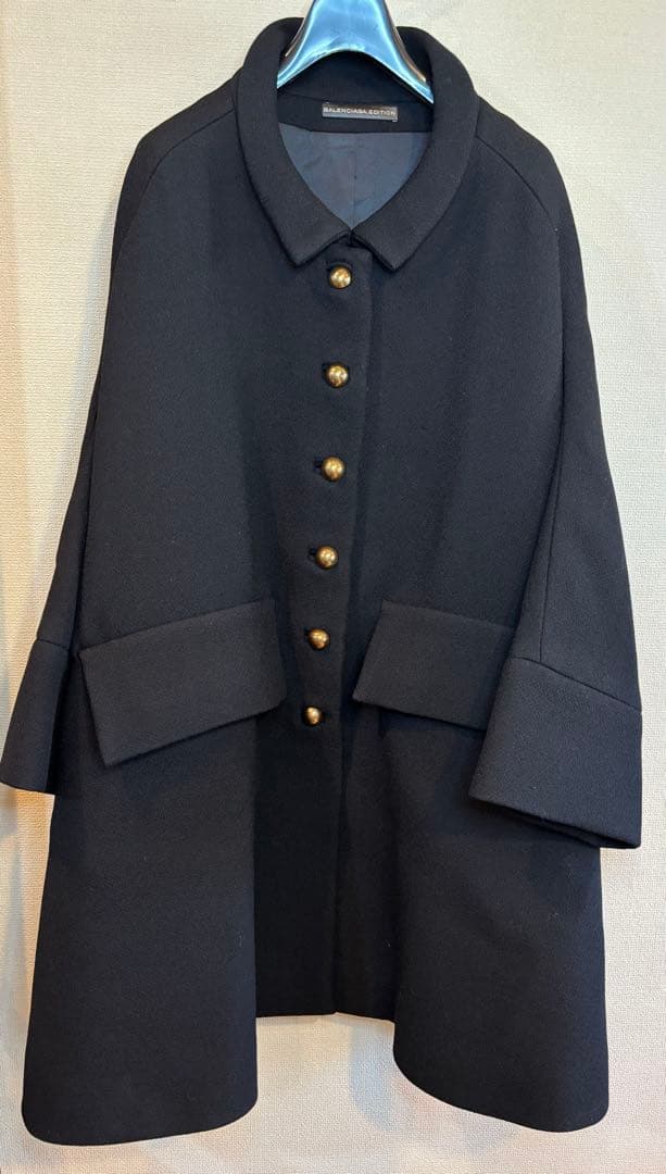 BALENCIAGA エディション 黒 オーバーサイズコート