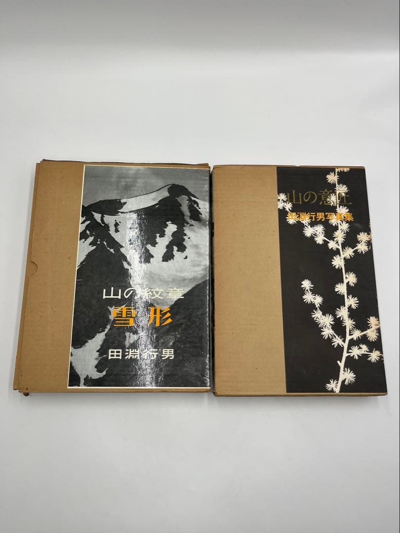 田淵行男　山の意匠　雪形　1971年　1981年　初版
