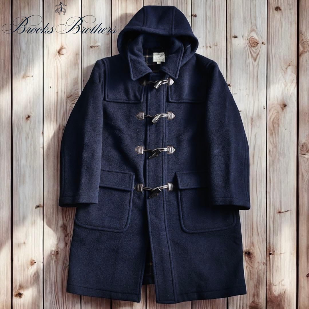 12M553◯ BROOKS BROTHERS ロング ダッフルコート アウター
