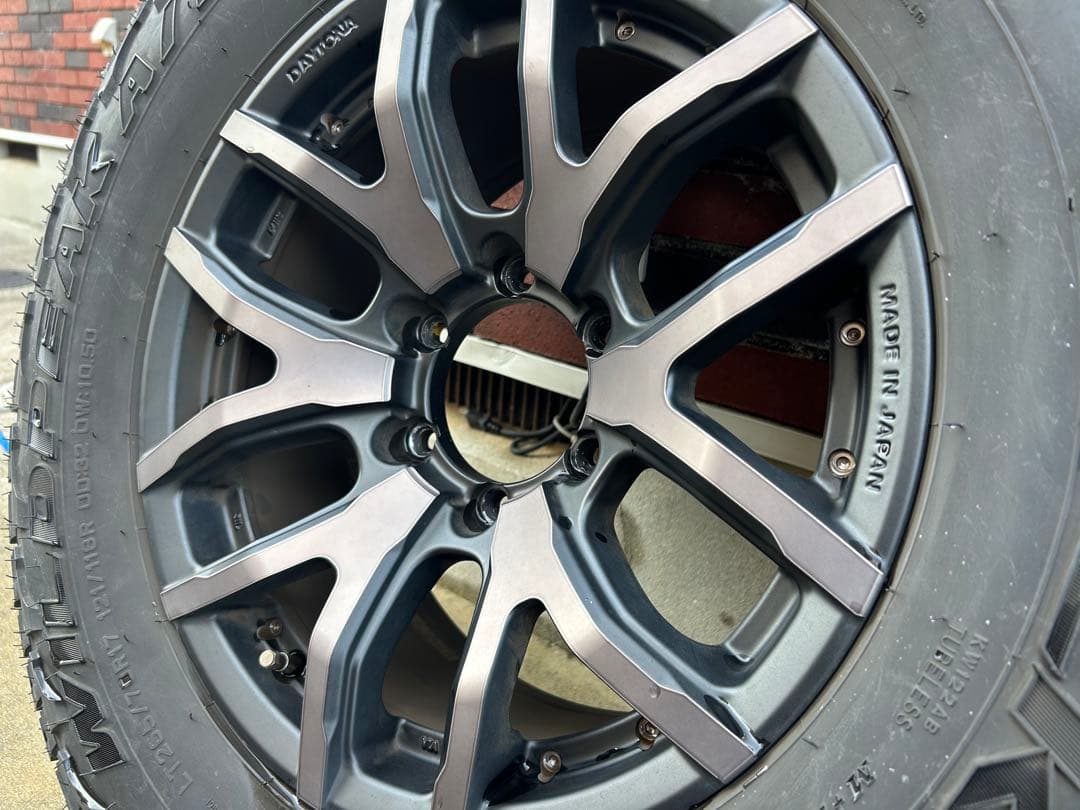 【希少】レイズデイトナ FDX F6 17in 限定カラー　ホイール＋タイヤ4本