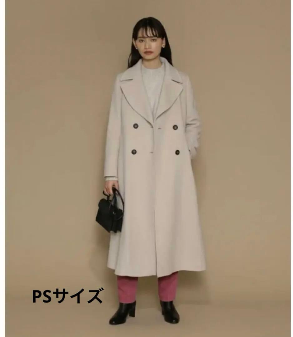 ナチュラルビューティーベーシック　ビックカラーダブルチェスターコート　PSサイズ