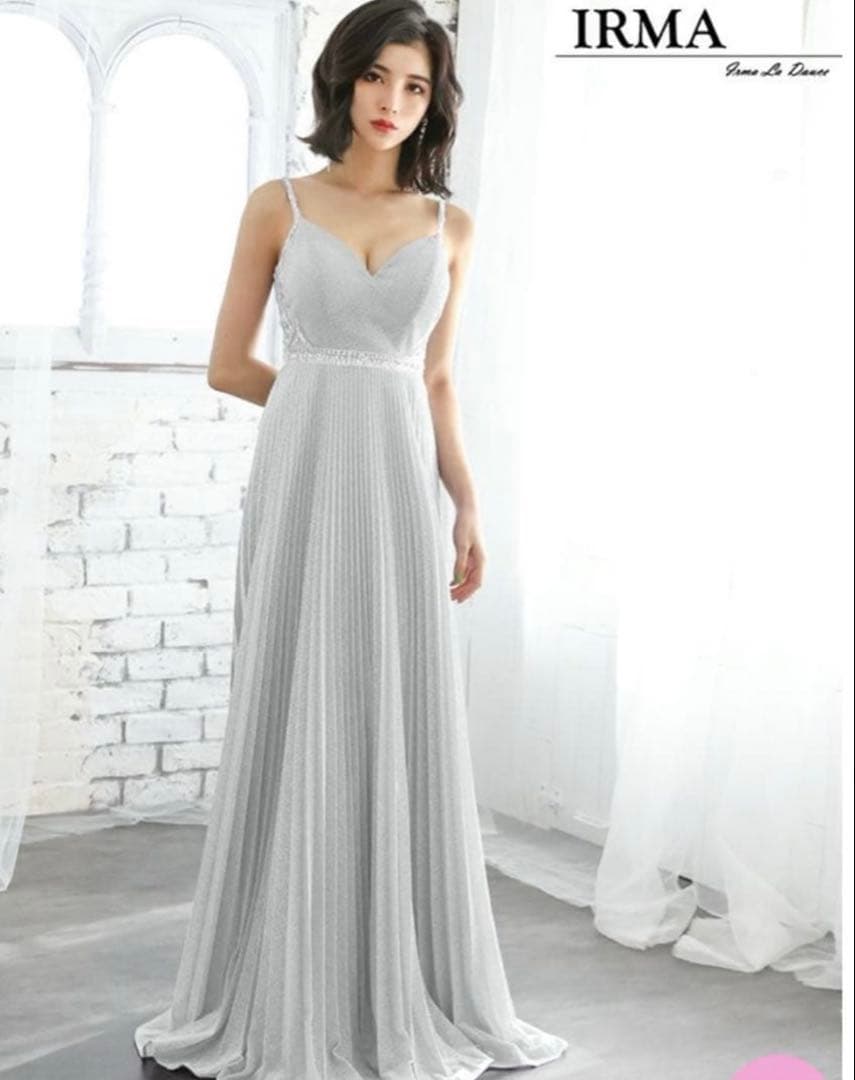 IRMA♡イルマ♡プリーツ♡ロングドレス♡ドレス♡美品