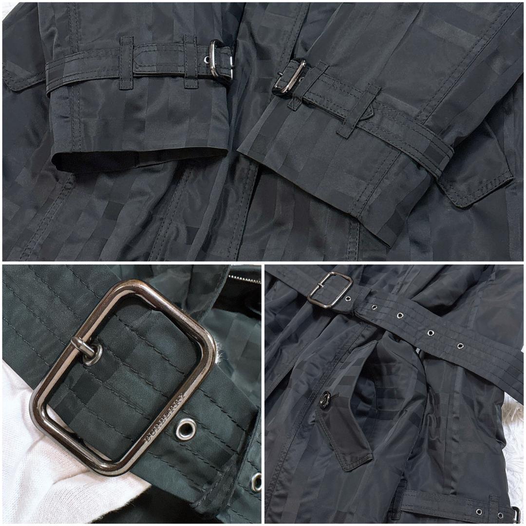 希少6way【極美品】バーバリー ライナー付ロングコート シャドー＆メガチェック